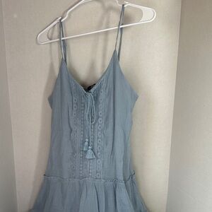 Bebop light blue spaghetti strap dress size extra large
